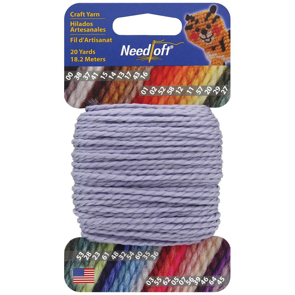 Needloft Craft, Nylon Yarn, 20 Yard, Spool, Lilac